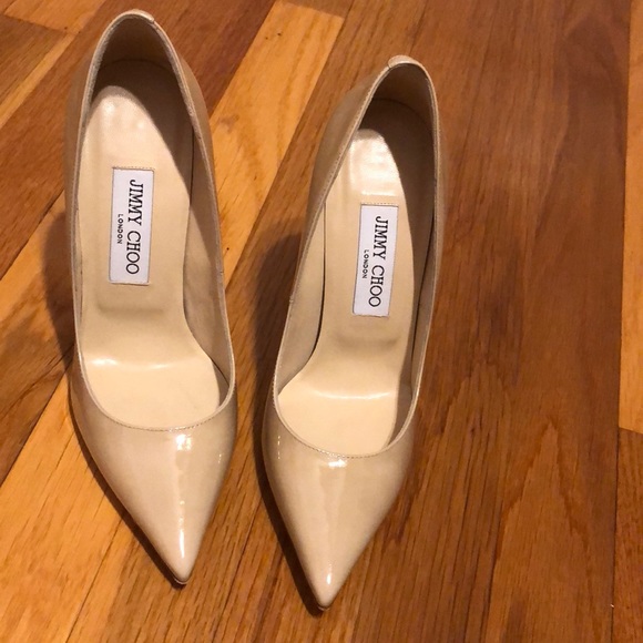 Size 7 Jimmy Choos Anouk Nude heels - Picture 6 of 8